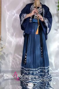 Quần Áo Tây Vực Xanh Thời Tống