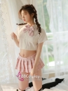 Đồ Sexy Nữ Sinh Váy Hồng Caro
