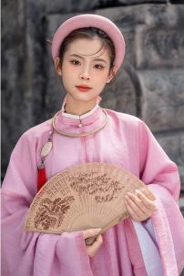 Áo Ngũ Thân Hồng Tơ Xốp