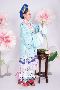 Đồ Nhật Bình Xanh Mint Gấm Xốp