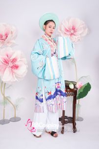 Đồ Nhật Bình Xanh Mint Gấm Xốp