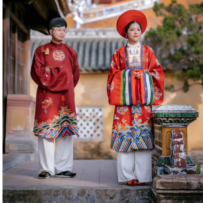 Đồ Cặp Đôi Nhật Bình Đỏ - Mãng Lan Đỏ