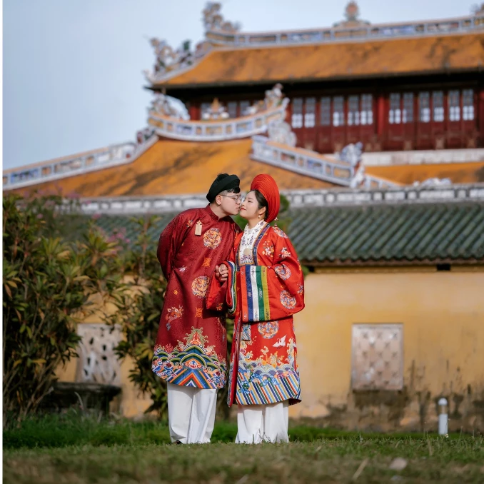 Đồ Cặp Đôi Nhật Bình Đỏ - Mãng Lan Đỏ