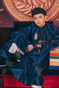 Áo Ngũ Thân Xanh Xanh Chất Lụa