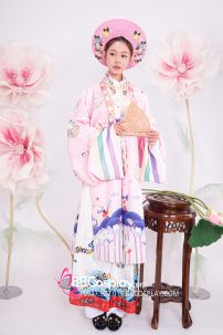 Đồ Nhật Bình Hồng Pastel - Vải Gấm Xốp