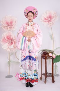 Đồ Nhật Bình Hồng Pastel - Vải Gấm Xốp