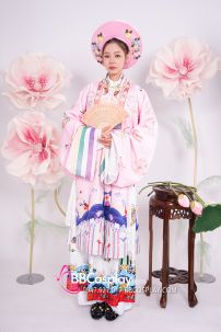 Đồ Nhật Bình Hồng Pastel - Vải Gấm Xốp
