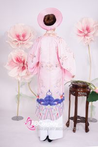 Đồ Nhật Bình Hồng Pastel - Vải Gấm Xốp