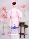 Trang Phục Nhật Bình Hồng Pastel - Vải Gấm Xốp