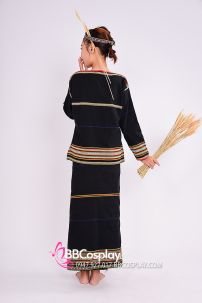 Trang Phục Dân Tộc Ê Đê Nữ- Đồ Jrai Nữ