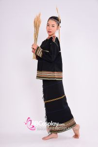 Trang Phục Dân Tộc Ê Đê Nữ- Đồ Jrai Nữ