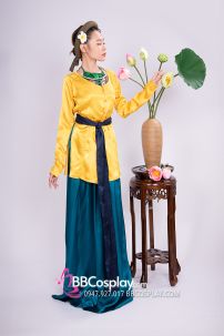 Bộ Tứ Thân Xanh Xanh Mint Dì Tư