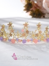 Cài Tóc Vương Miện Công Chúa Đính Hoa Sắc Màu