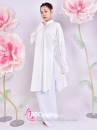 Áo Ngũ Thân Tay Chẽn Màu Trắng Lót Trắng Cho Nam Hoặc Nữ