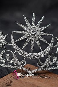 Cài Tóc Nữ Thần Mặt Trời Mặt Trăng Nữa Đầu