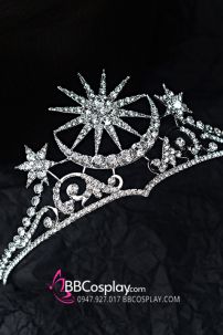 Cài Tóc Nữ Thần Mặt Trời Mặt Trăng Nữa Đầu