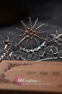 Cài Tóc Nữ Thần Mặt Trời Mặt Trăng Nữa Đầu