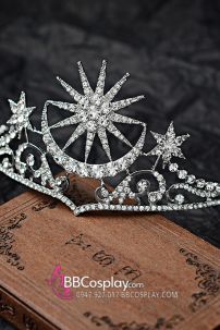 Cài Tóc Nữ Thần Mặt Trời Mặt Trăng Nữa Đầu