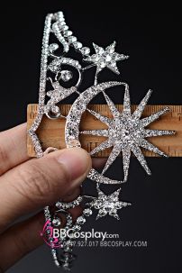 Cài Tóc Nữ Thần Mặt Trời Mặt Trăng Nữa Đầu