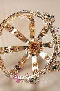 Vương Miện Vua Đính Đá Ngũ Sắc Gothic