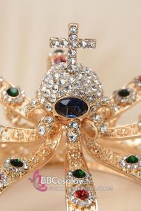 Vương Miện Vua Đính Đá Ngũ Sắc Gothic