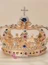 Vương Miện Vua Đính Đá Ngũ Sắc Gothic