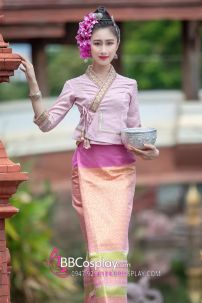 Đồ Thái - Vân Nam Màu Hồng Baby