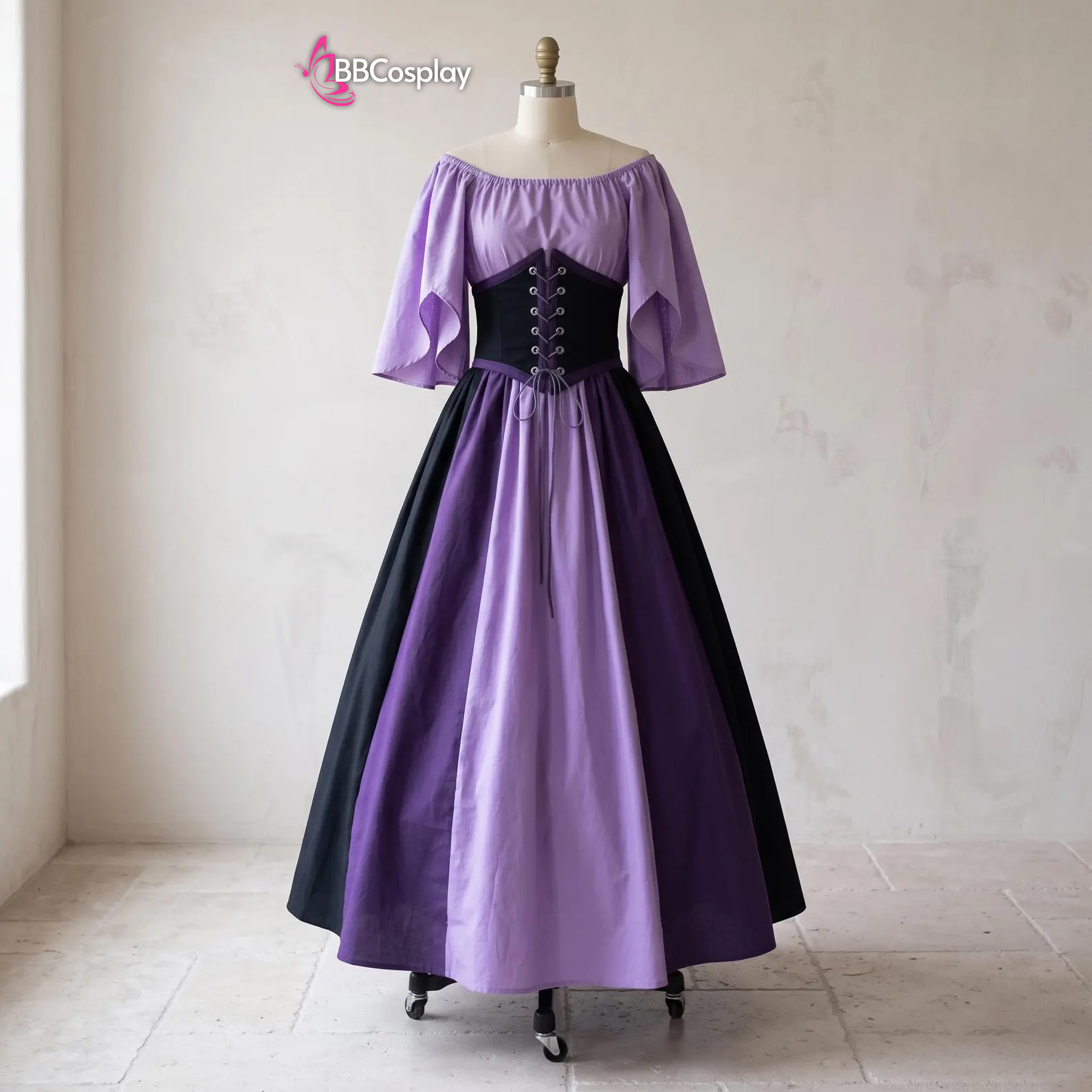 Trang Phục Trung Cổ Phục Hưng - Màu Tím