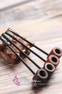 Bộ Tẩu Thám Tử - Tẩu Thuốc Gỗ Dài 14.7Cm