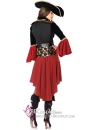 Váy Cướp Biển Hải Tặc Nữ - Váy Đỏ Áo Đen Có Tay Loe