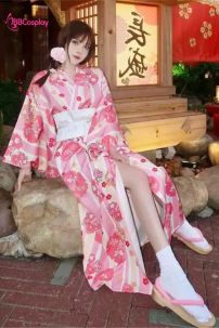 Áo Yukata Mùa Hè Ngọt Ngào Tặng Kèm Thắt Lưng
