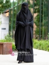 Trang Phục Hồi Giáo Của Phụ Nữ Niqab Kết Hợp Abayas Đen Truyền Thống