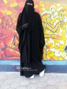 Trang Phục Hồi Giáo Của Phụ Nữ Niqab Kết Hợp Abayas Đen Truyền Thống