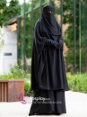 Trang Phục Hồi Giáo Của Phụ Nữ Niqab Kết Hợp Abayas Đen Truyền Thống