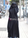 Trang Phục Hồi Giáo Của Phụ Nữ Niqab Kết Hợp Abayas Đen Truyền Thống