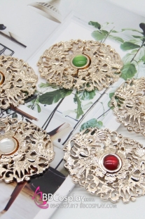 Nút Áo Khuy Áo Làm Cúc Phượng Nhật Bình Việt Phục - Phụ Kiện Trang Sức Cổ Trang Thủ Công