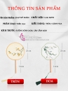 Quạt Hoa Thêu Hoa Sứ Trắng Tua Rua Xanh