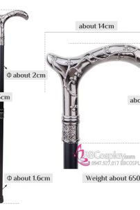 Gậy Quý Tộc Màu Crom Hoa Mai