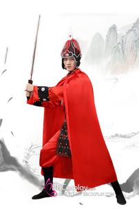 Cổ Trang Tướng Võ Nhà Tần Màu Đỏ