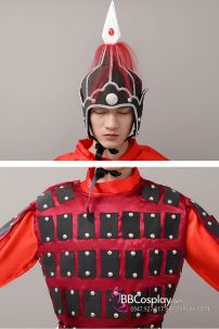 Cổ Trang Tướng Võ Nhà Tần Màu Đỏ