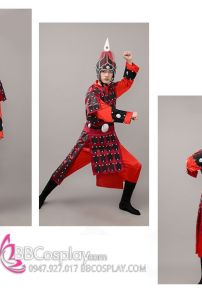 Cổ Trang Tướng Võ Nhà Tần Màu Đỏ