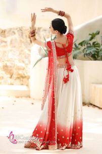 Đồ Lahanga Đỏ Ấn Độ Cho Cô Dâu  - Mẫu Váy 360 Độ