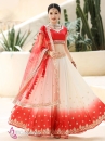 Trang Phục Lahanga Đỏ Ấn Độ Cho Cô Dâu  - Mẫu Váy 360 Độ