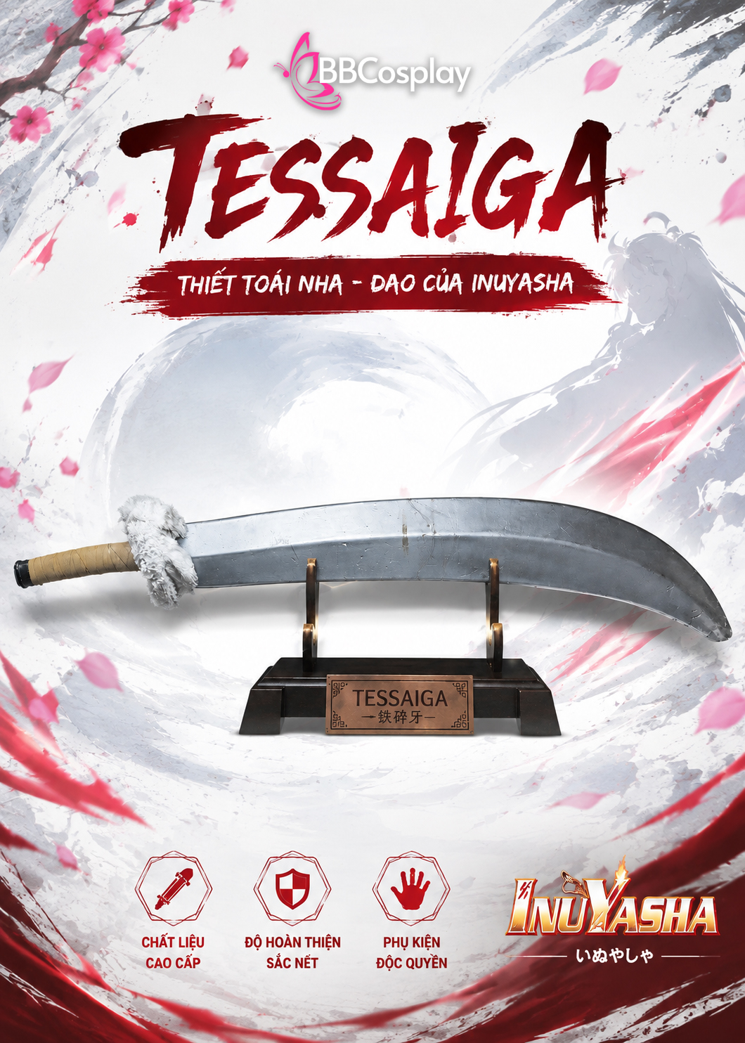 Cây Đao INUYASHA Thiết Toái Nha