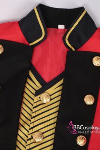 Vest Đỏ Bầu Sô - Vest Trình Diễn Nghệ Thuật - The Geatest Showman - Mẫu In Hoạ Tiết