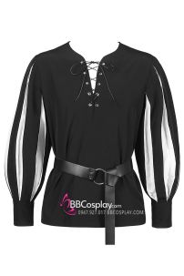 Áo Hiệp Sĩ Trung Cổ - Màu Trắng Đen