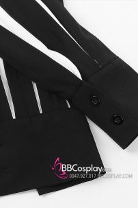 Áo Hiệp Sĩ Trung Cổ - Màu Trắng Đen