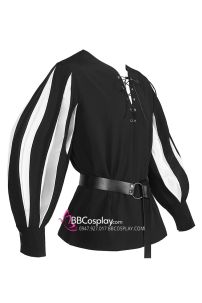 Áo Hiệp Sĩ Trung Cổ - Màu Trắng Đen