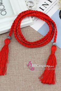 Dây Phụ Kim Tuyến - Obijime - Đỏ