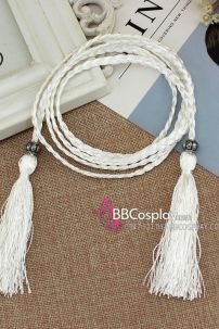 Dây Phụ Kim Tuyến - Obijime - Trắng